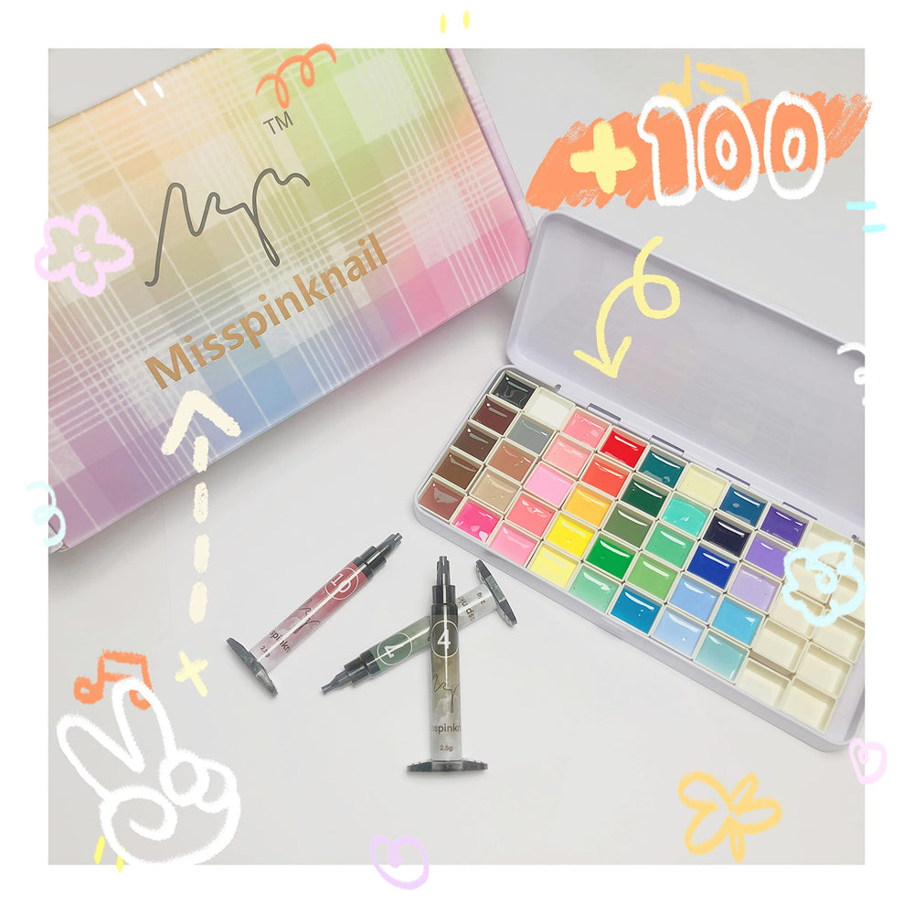 YJMyujimi Gel Palette painting gel with thick texture for controlled strokes.