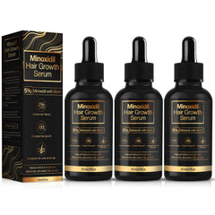YKDILYHH 5% Minoxidil bottle close-up showing precise topical application for scalp.