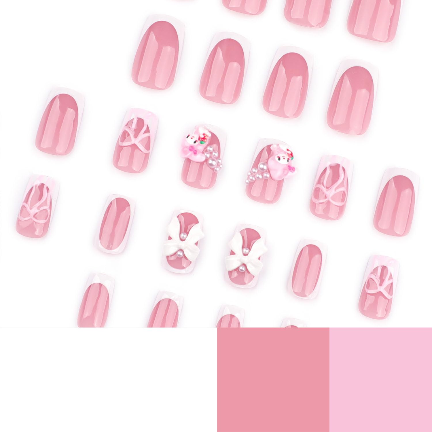 YKZFUI included nail file with press-on nails for precise shaping
