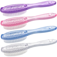 Ylijxqc handle grip nail brush front view showing ergonomic design for easy cleaning