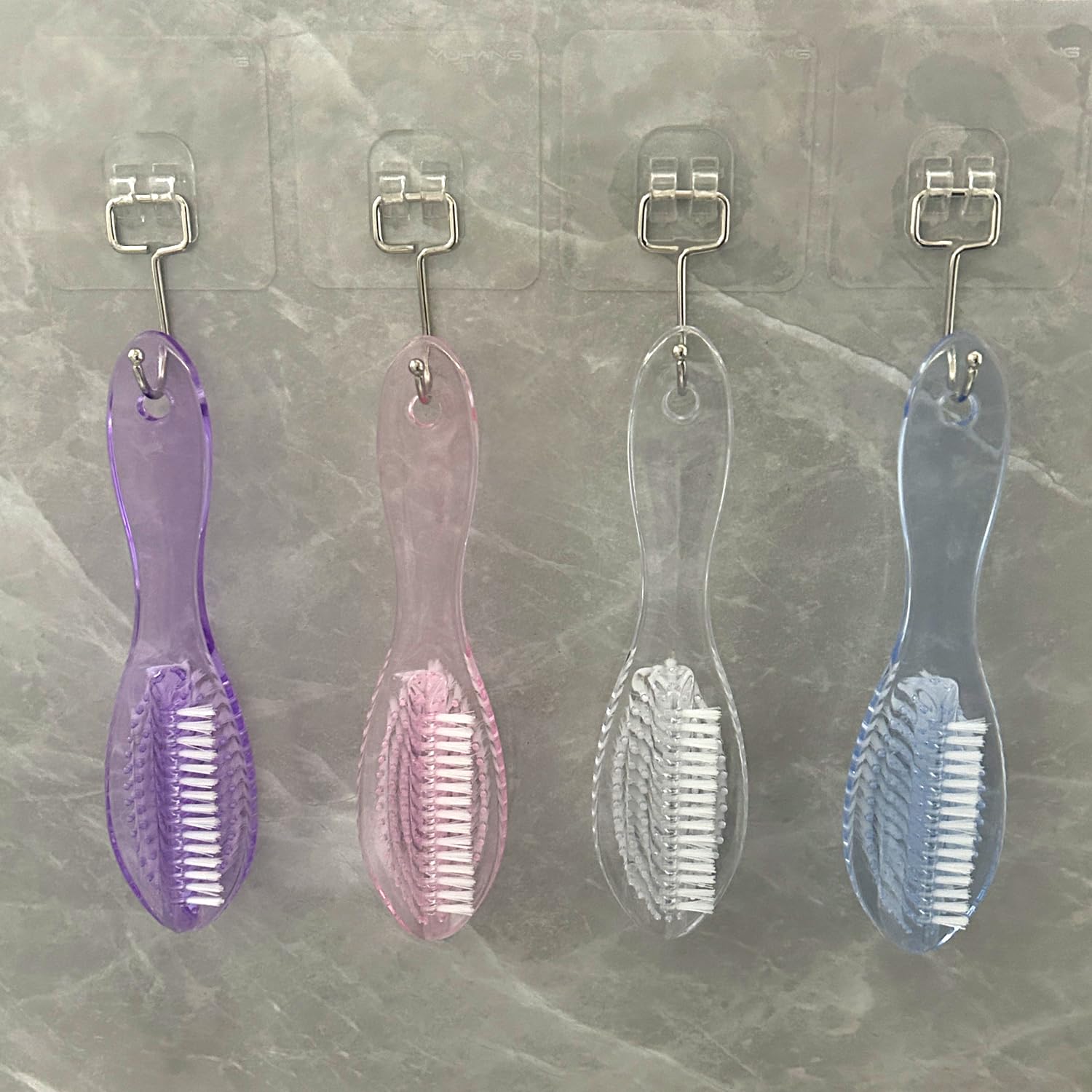 Ylijxqc nail brush durable PP bristles built to last under frequent use
