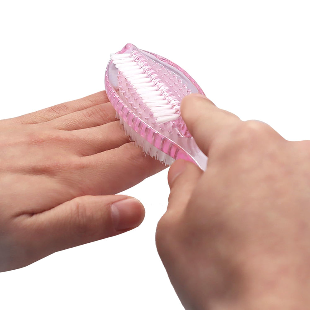 Ylijxqc nail brush long handle with hanging hole for convenient storage