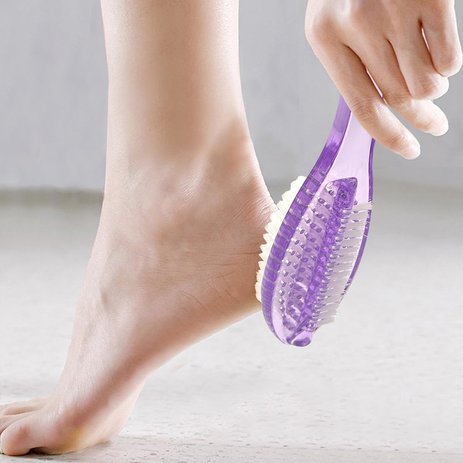Ylijxqc nail brush shorter stiffer bristles side targets under nails