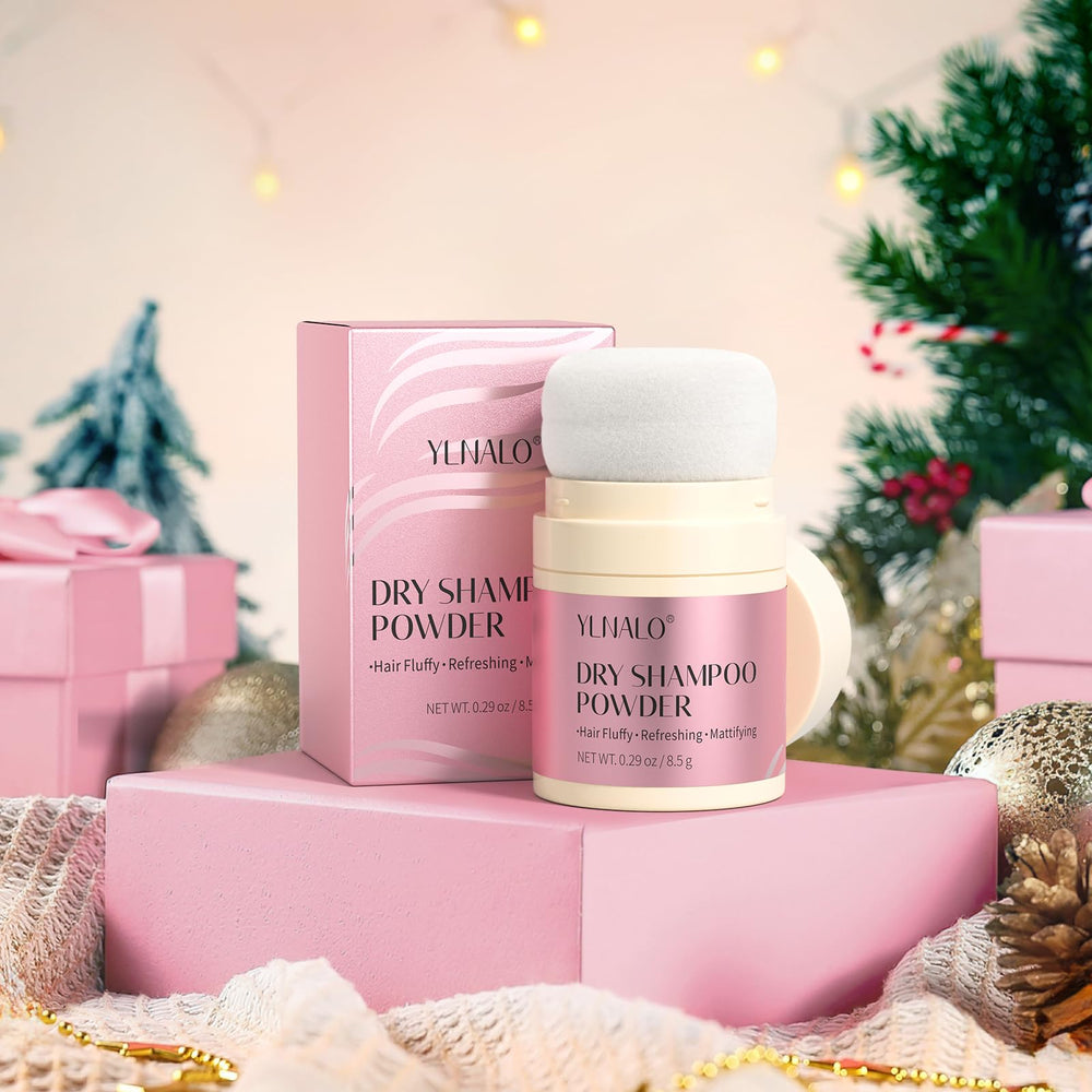 YLNALO dry shampoo powder easy-to-use cap for quick refresh