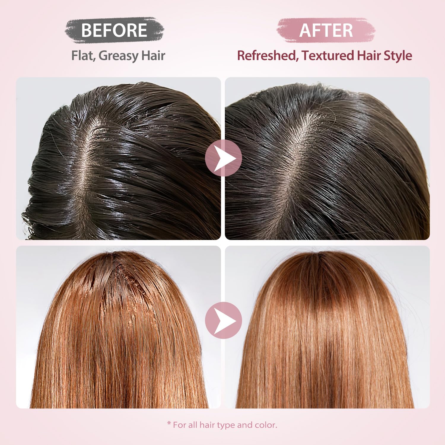 YLNALO dry shampoo powder vegan formula for safer shine