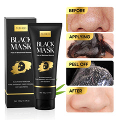 YLNALO Mask Brush applicator in use for even mask spread.