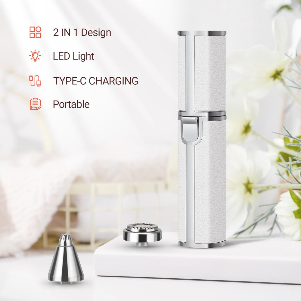 YLYYCC built-in LED light with USB charging for precise low-light grooming.