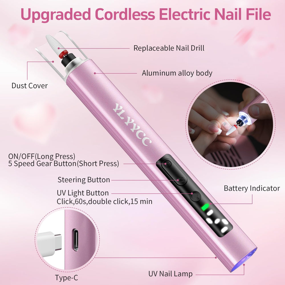 YLYYCC portable nail kit pouch keeps tools organized on trips