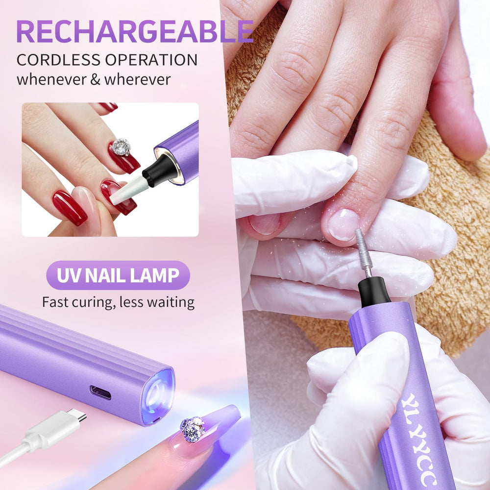 YLYYCC UV lamp delivers fast curing for gel and acrylic nails.