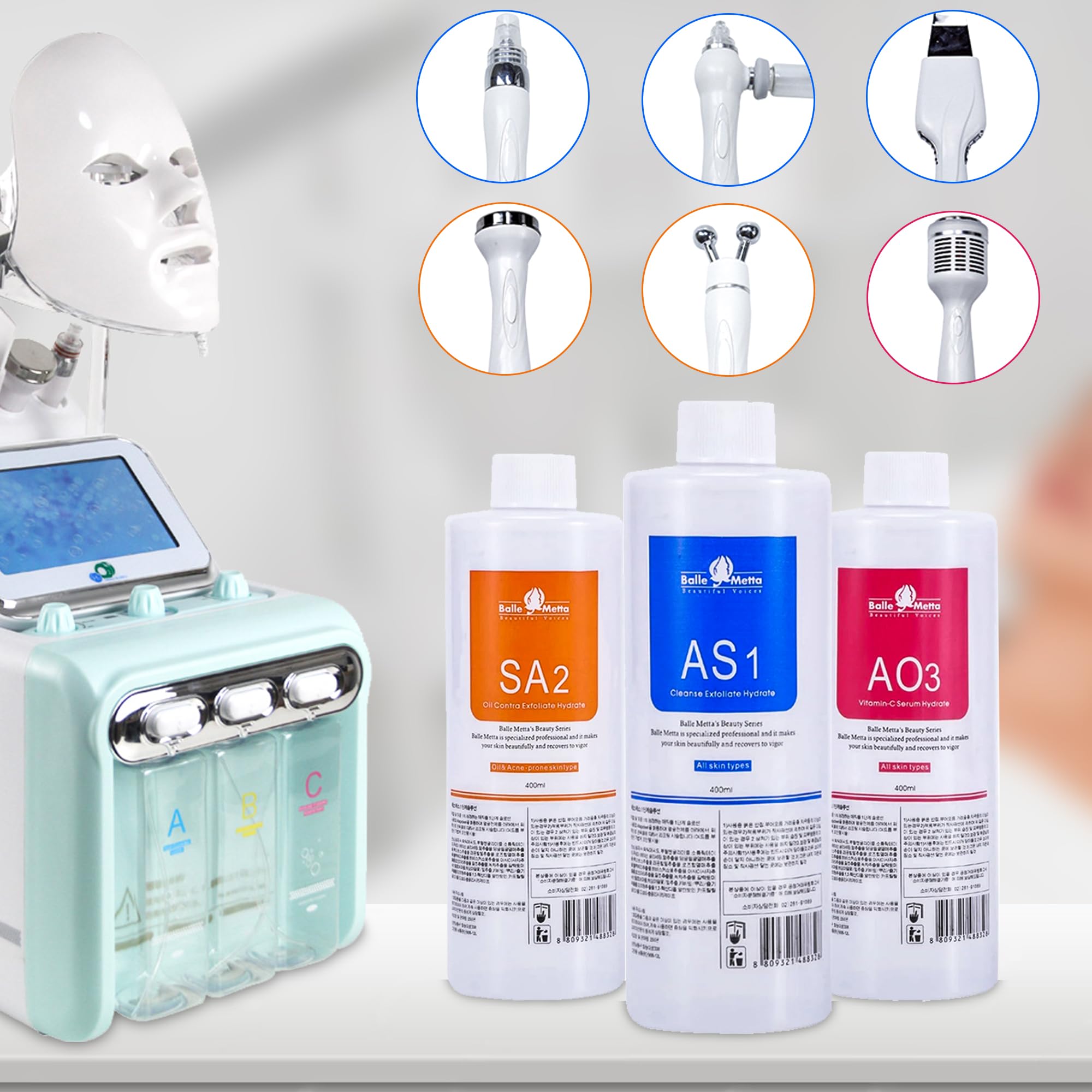 YMEYFAN 400ml bottles packaging supports multi-client use in salons