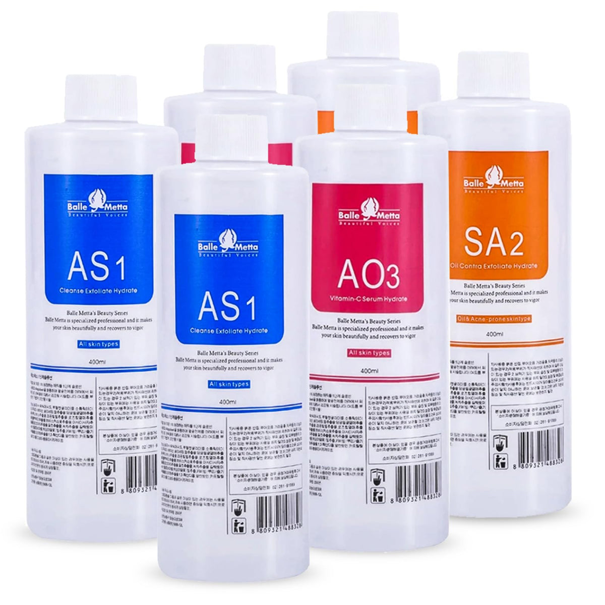 YMEYFAN hydrate aqua peeling serums collection for salon hydration and soothing results