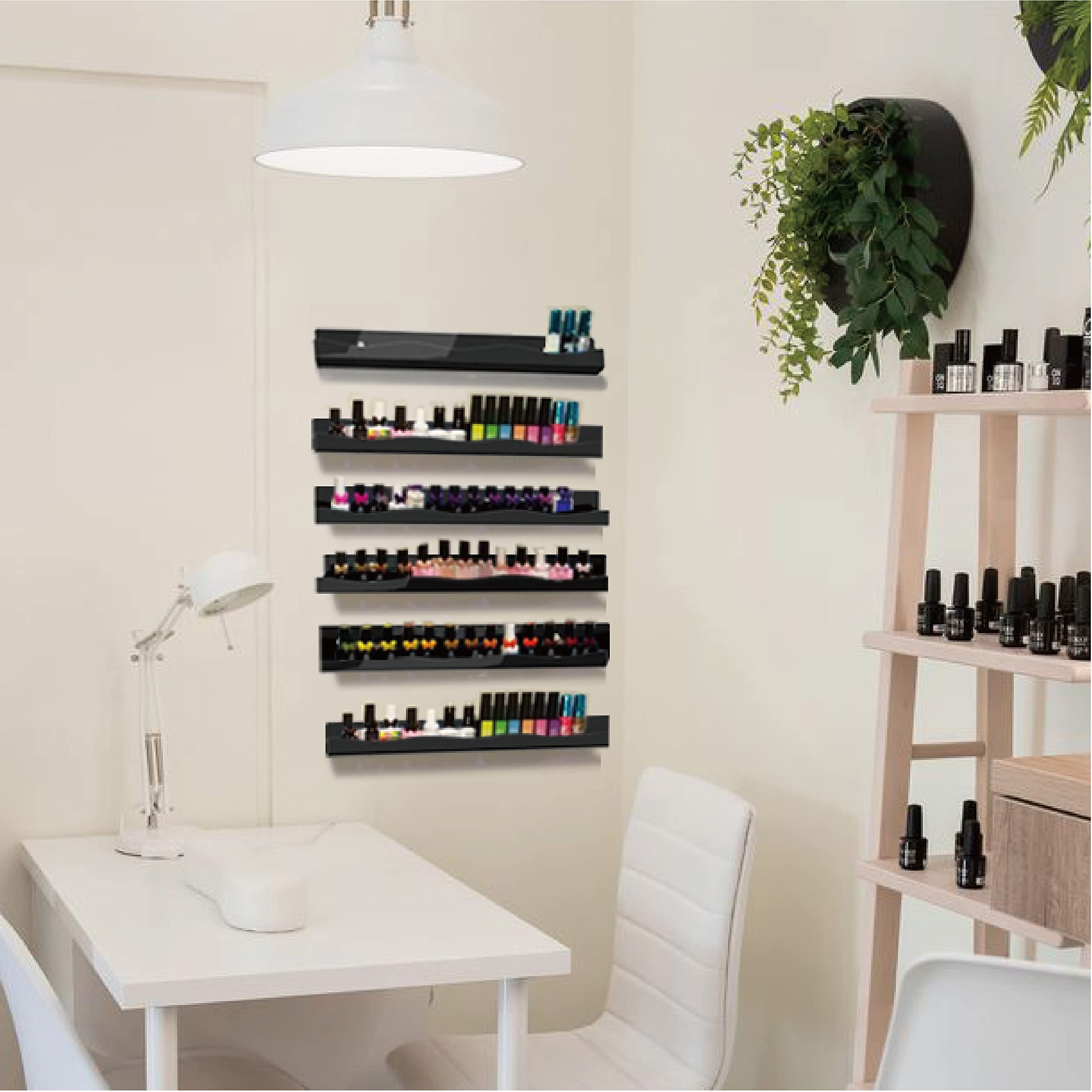YMVV space-saving nail polish rack for bedroom or bathroom organization