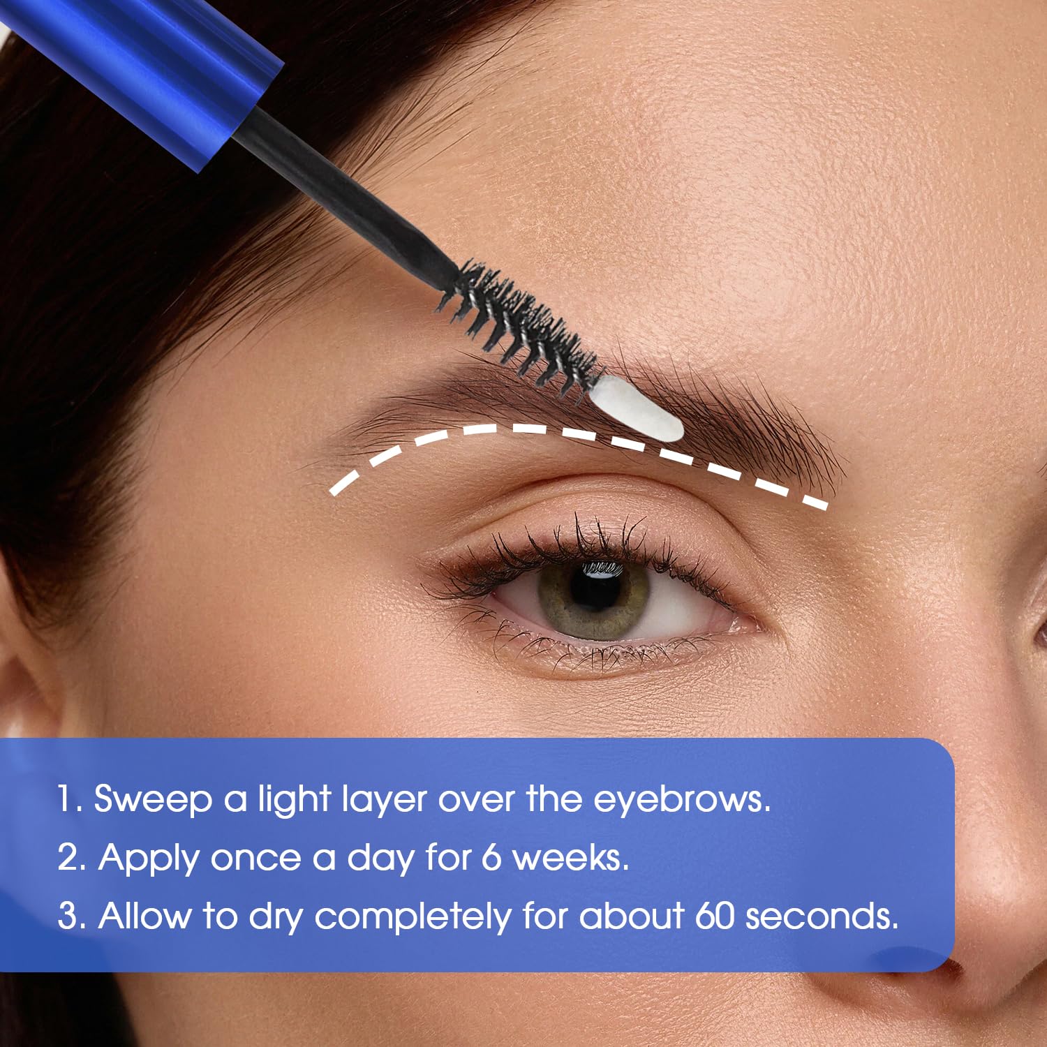 YNGLLC serum in morning routine boosts day-ready brows.