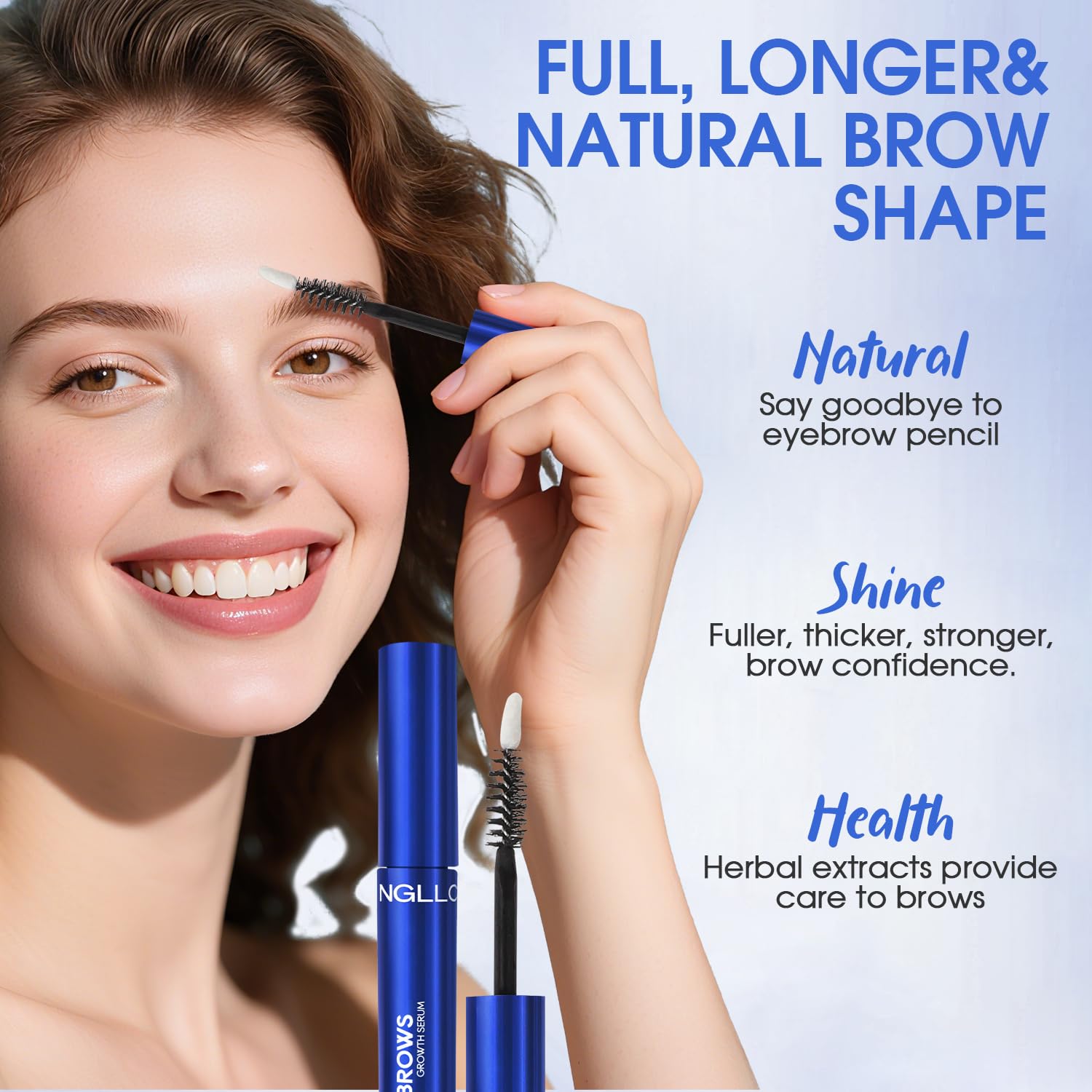 YNGLLC phased growth timeline highlights nourishment and longer brows.