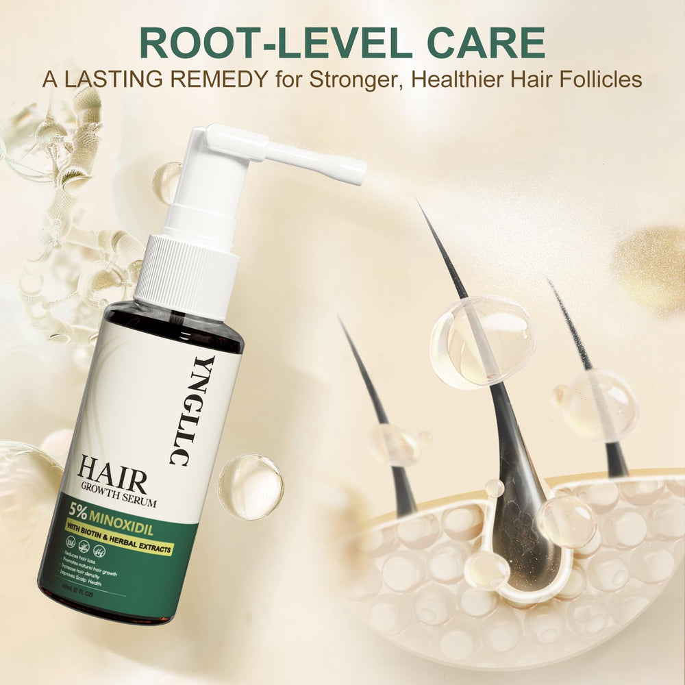 YNGLLC herbal extracts rosemary ginger sage support scalp vitality and nutrient delivery