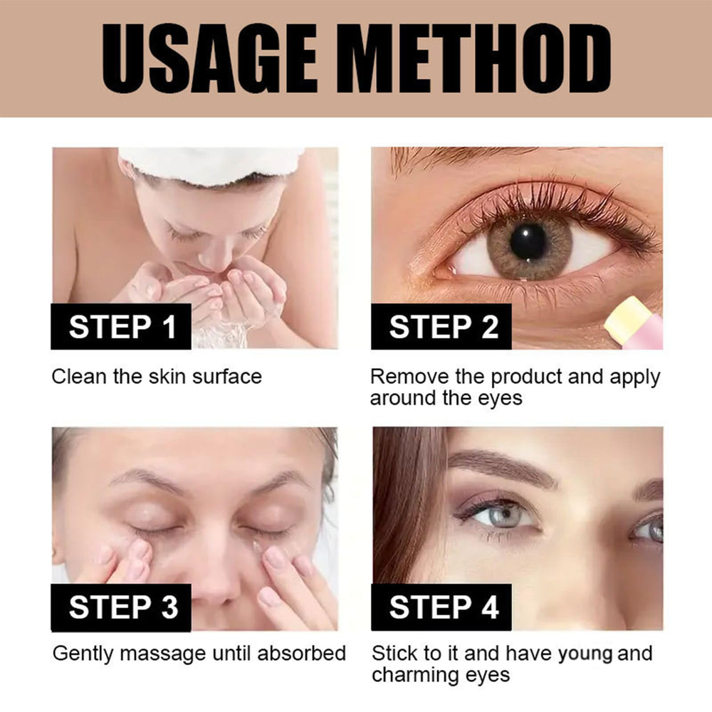 Yniquet eye cream application near delicate eye area