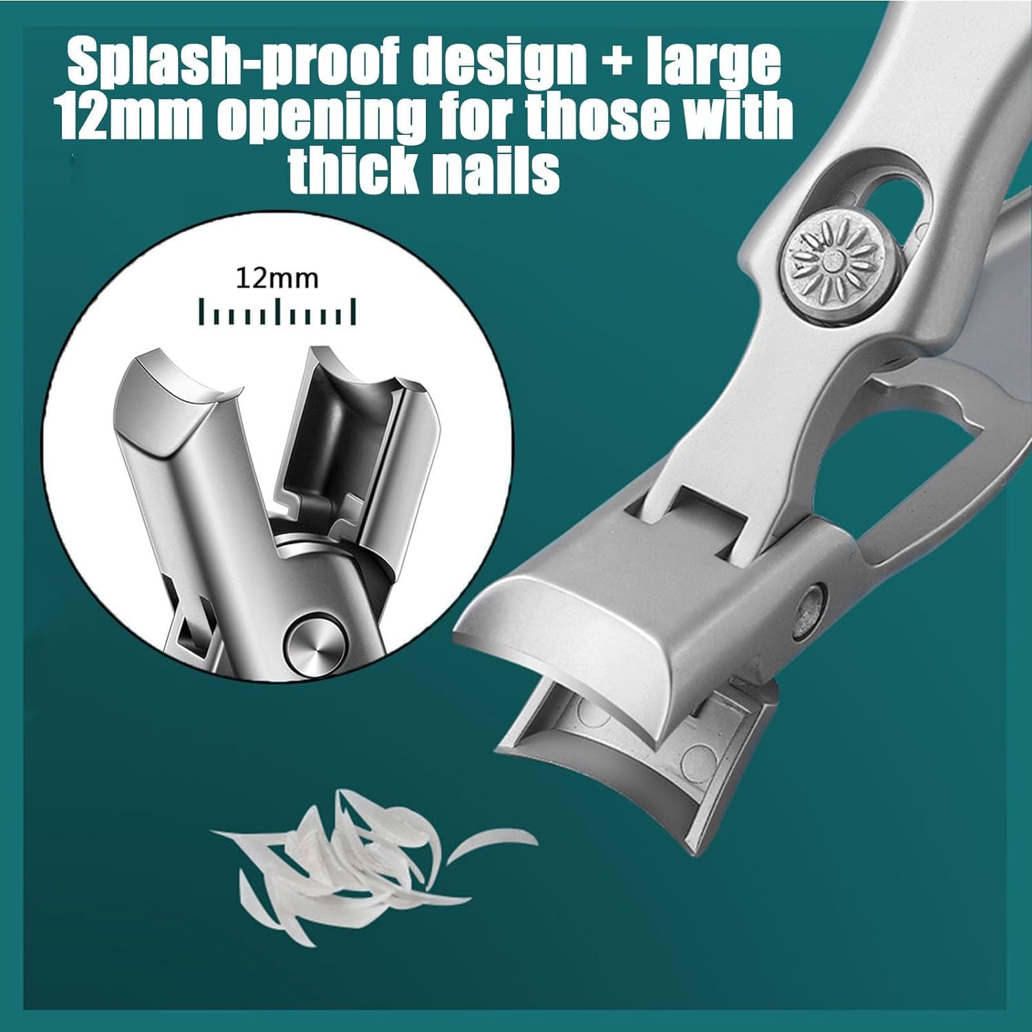 Ynyjzz MightyClip anti-splash design helps keep surroundings clean during use.