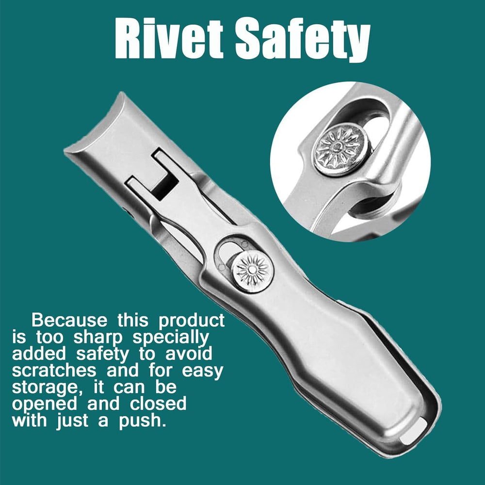 Ynyjzz MightyClip wide-mouth design enables easy cutting of thick nails.