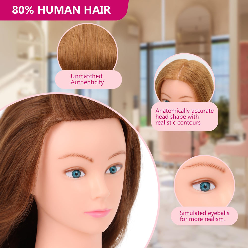 YODIDI practice head for cutting curling braiding and straightening