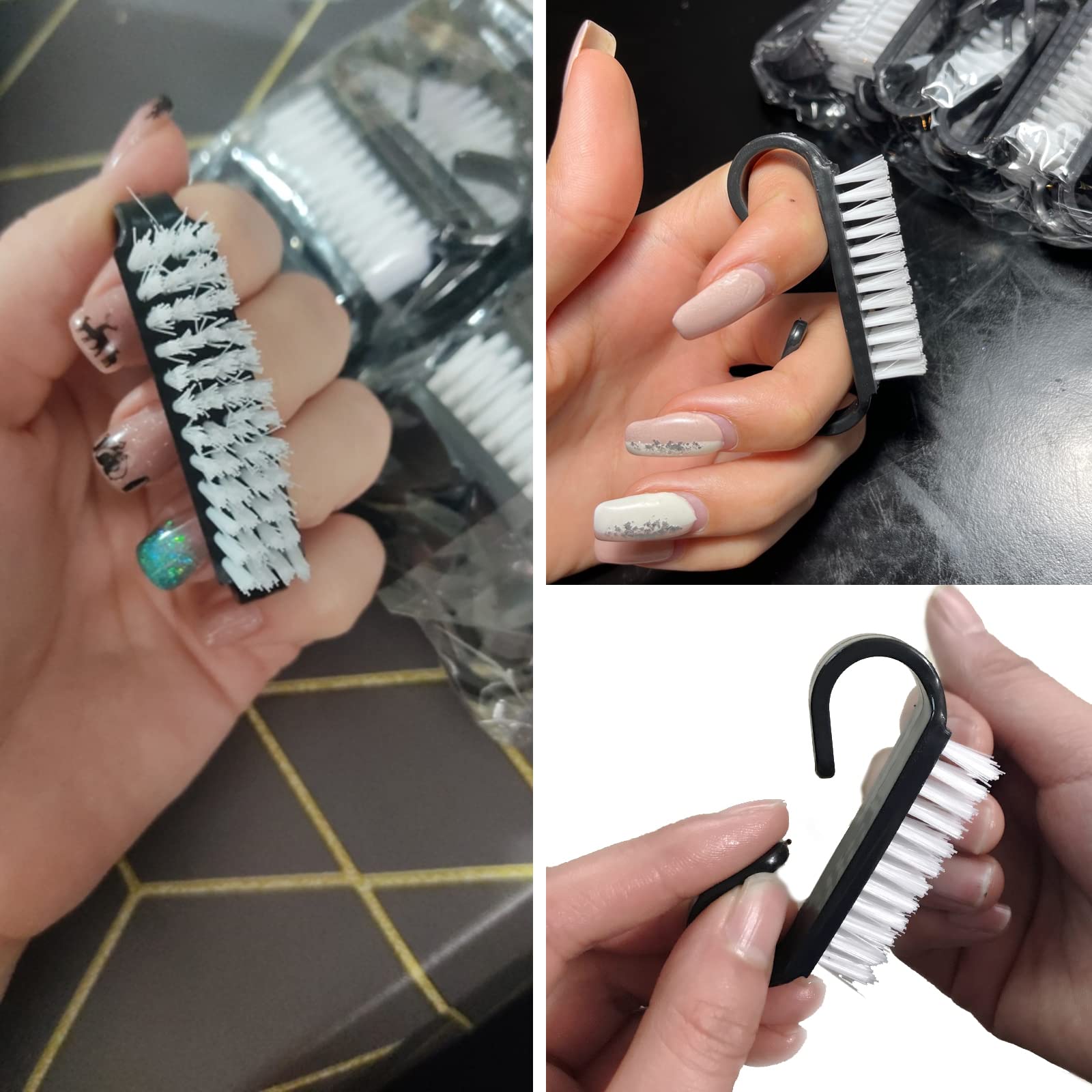 YODOOLTLY Nail Cleaning Brush ideal for nails and feet cleaning around nails and toes