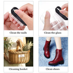 YODOOLTLY Nail Cleaning Brush soft bristles gently clean nails and cuticles