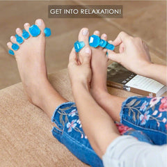 YogaToes Gems made in USA label signals trusted manufacturing quality.