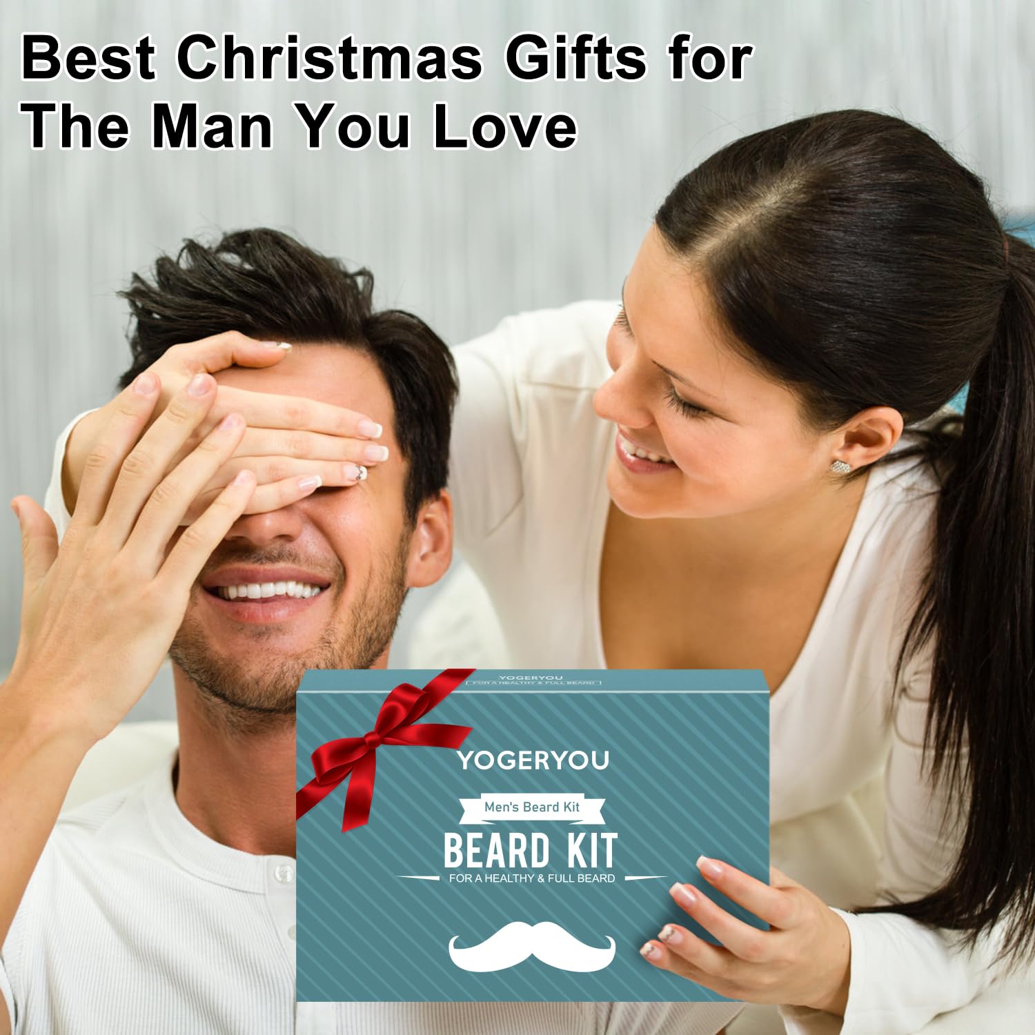YogerYou beard brush assists oil distribution and beard shaping
