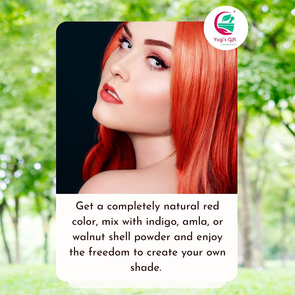 Yogi's Gift satisfaction guarantee signals confidence in natural color results.