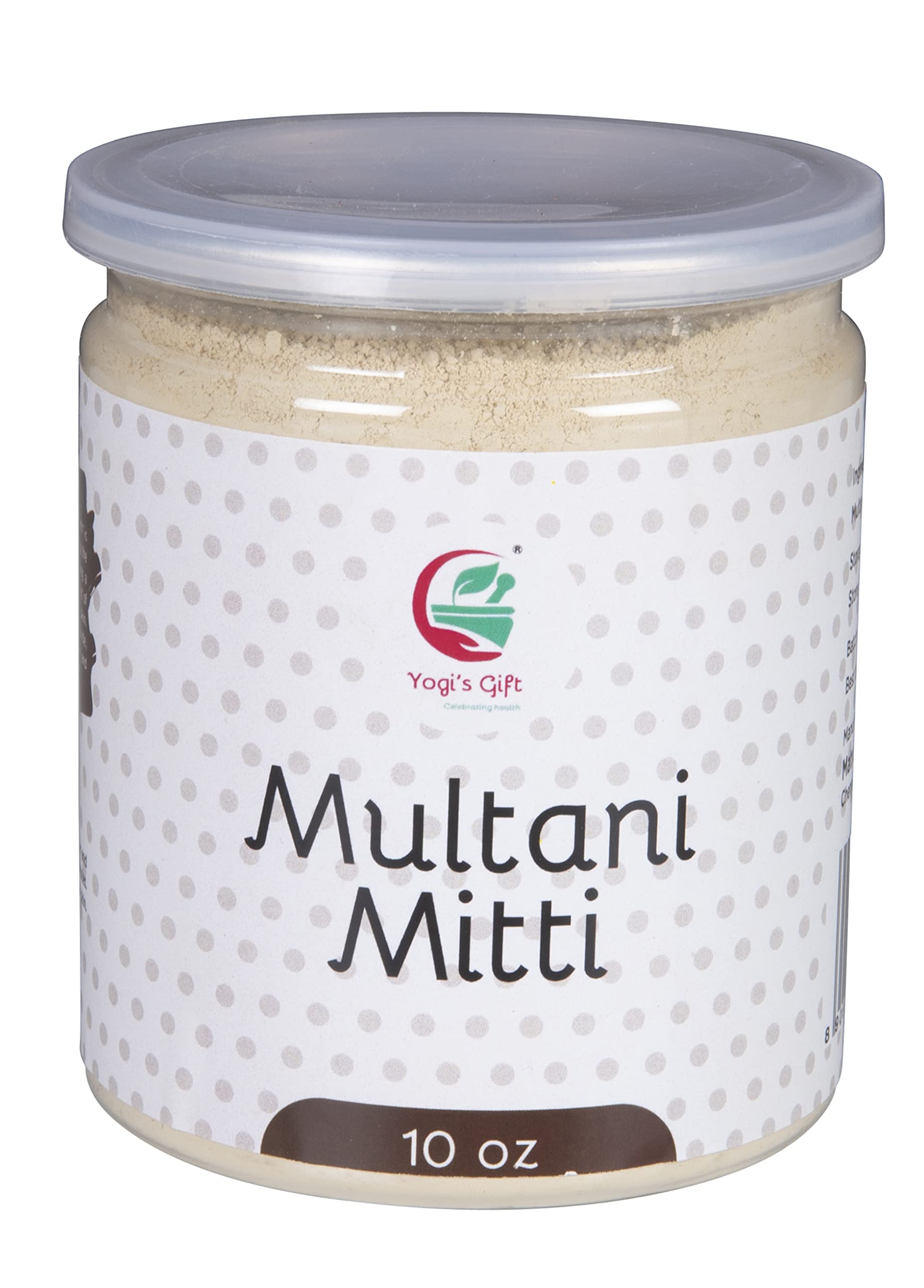 Yogi's Gift Multani Mitti powder packaging for easy at-home use