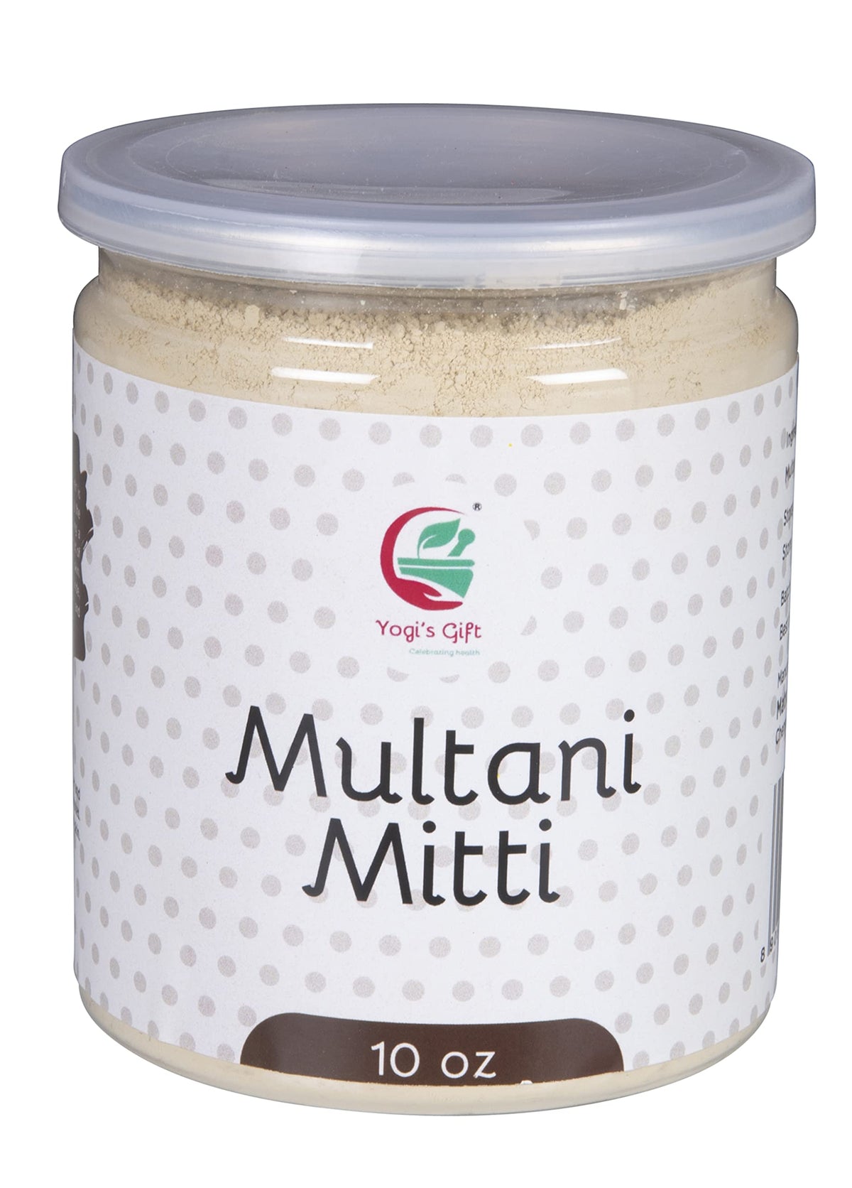 Yogi's Gift Multani Mitti powder packaging for easy at-home use