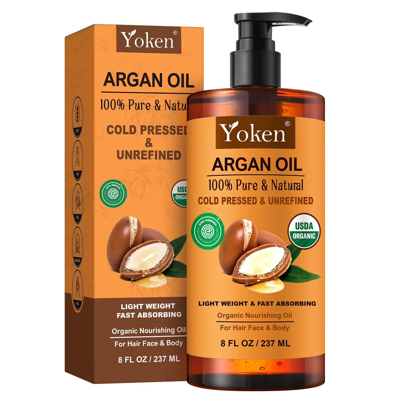 Yoken Argan Oil free from additives and chemicals.