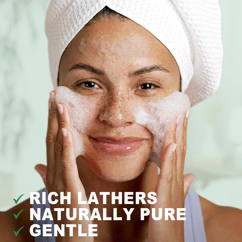 Yoken Castile Soap dilution hands shows economical, gentle cleansing for everyday use.