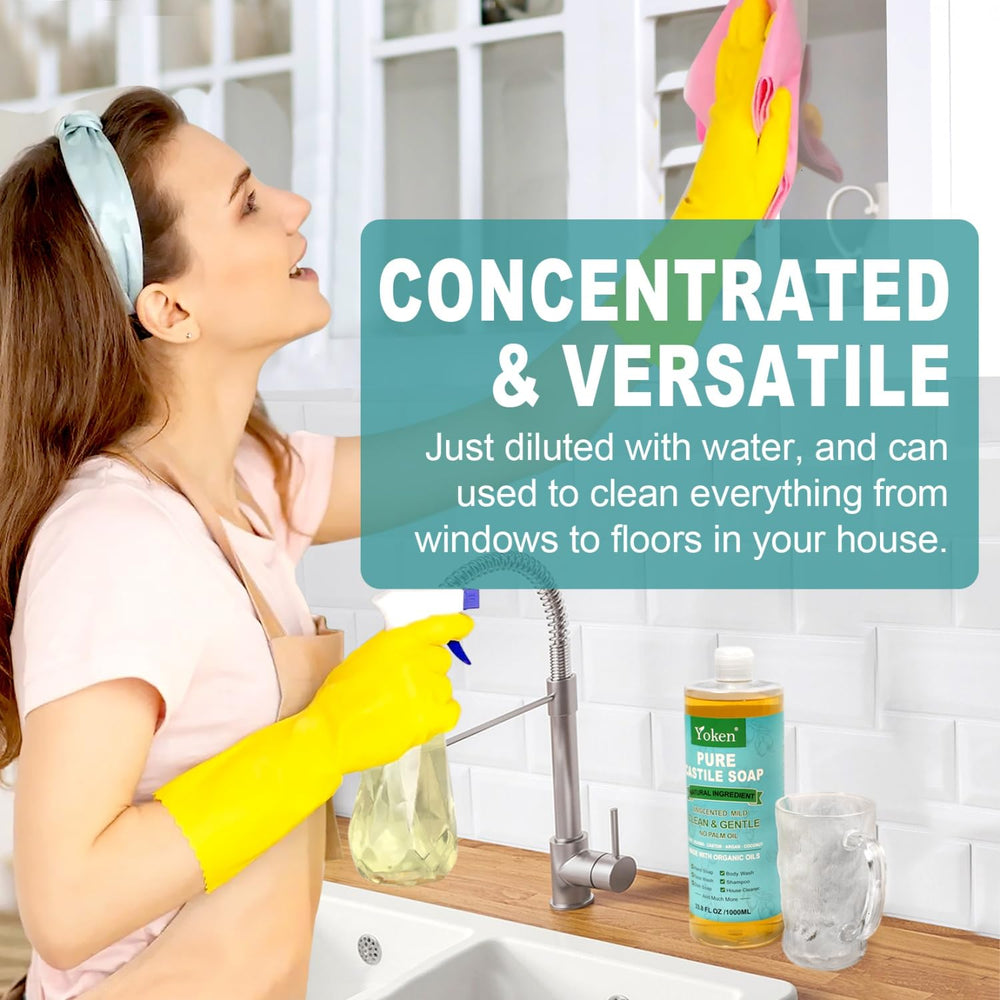 Yoken Castile Soap pet shampoo demonstrates gentle fur cleansing