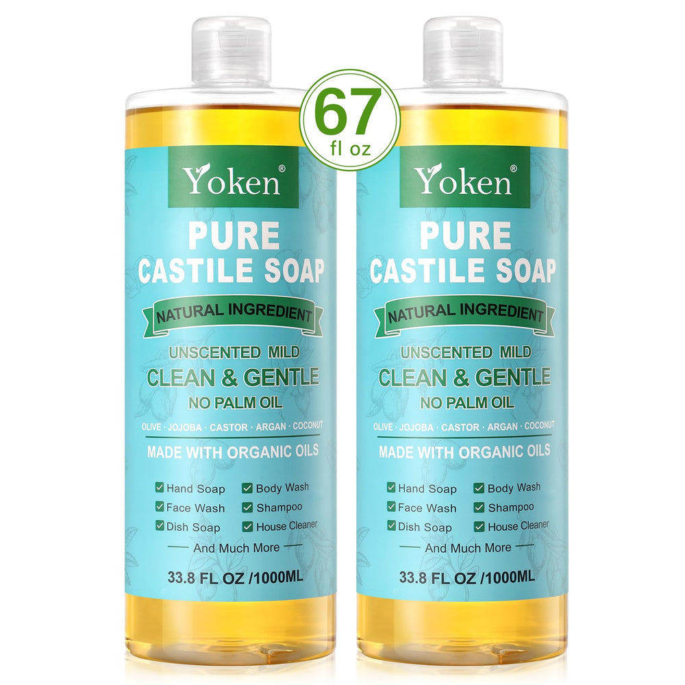 Yoken Castile Soap is vegan and cruelty-free, supporting planet-friendly cleaning.