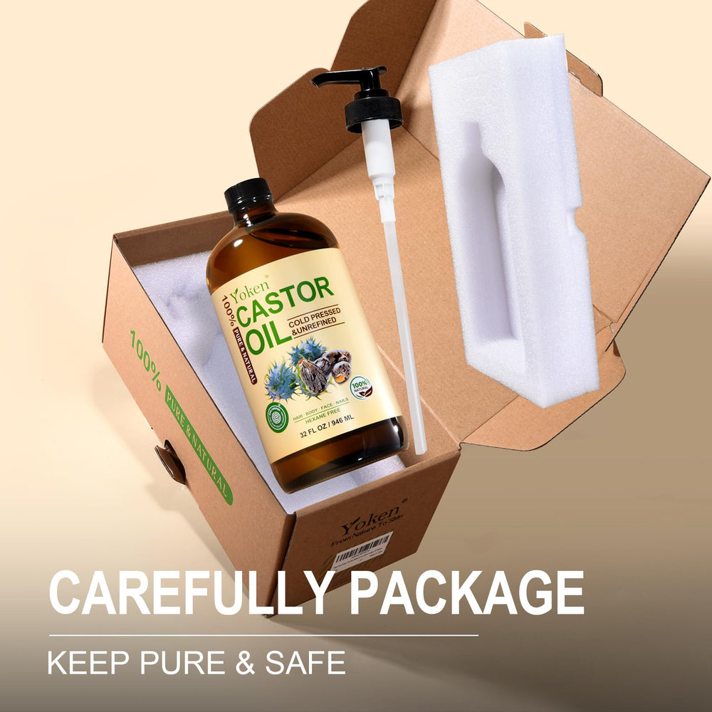 Yoken castor oil provides versatile carrier oil for DIY blends.