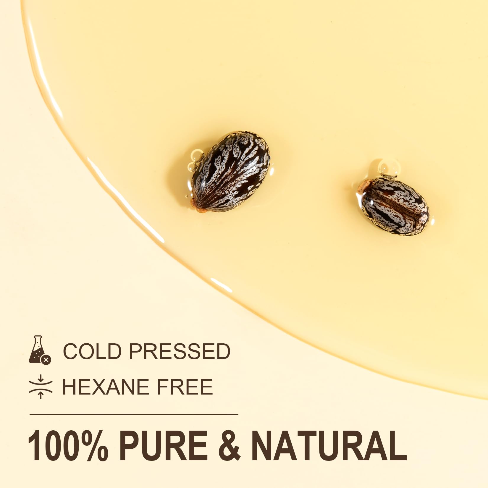 Yoken castor oil is cruelty-free, hexane-free, single-ingredient care.