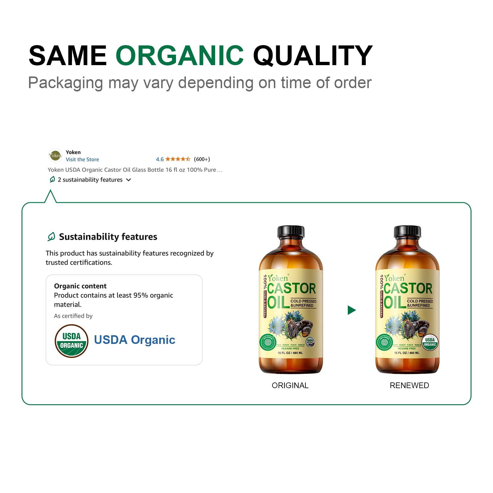Yoken hexane-free label close-up emphasizes purity and safety
