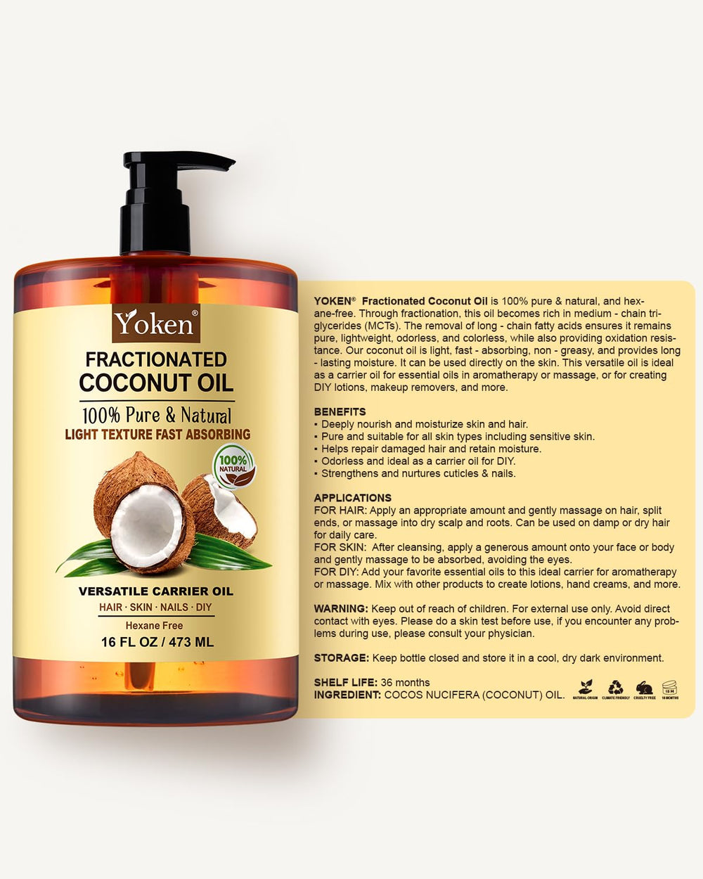 Yoken cruelty-free oil with third-party testing for clean skincare routines.