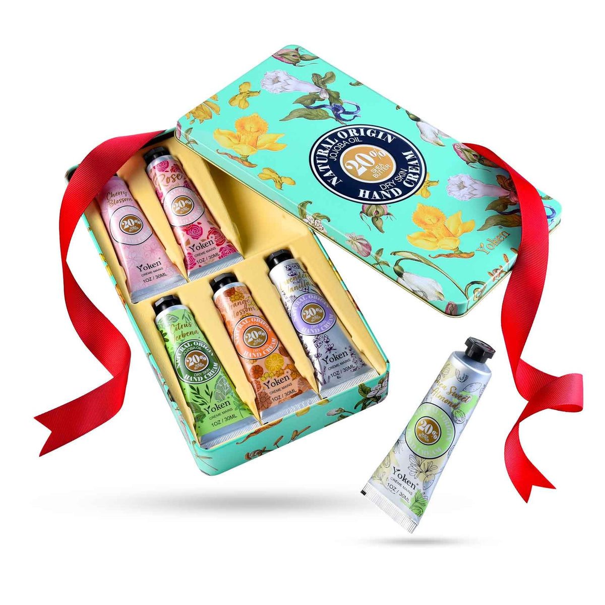 Yoken hand cream gift set in delicate tin for daily moisture and gifting