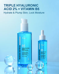 Yoken hyaluronic serum bulk-set packaging highlights value and long-lasting moisture.