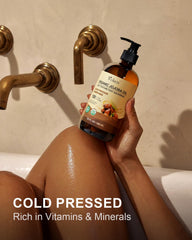 Yoken Jojoba Oil shows a golden appearance ideal for skin and hair nourishment.