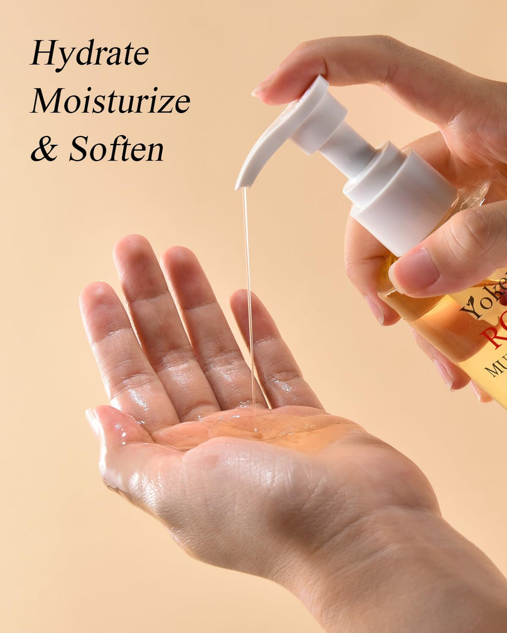 Yoken after shower application shows light, non-greasy hydration across skin.