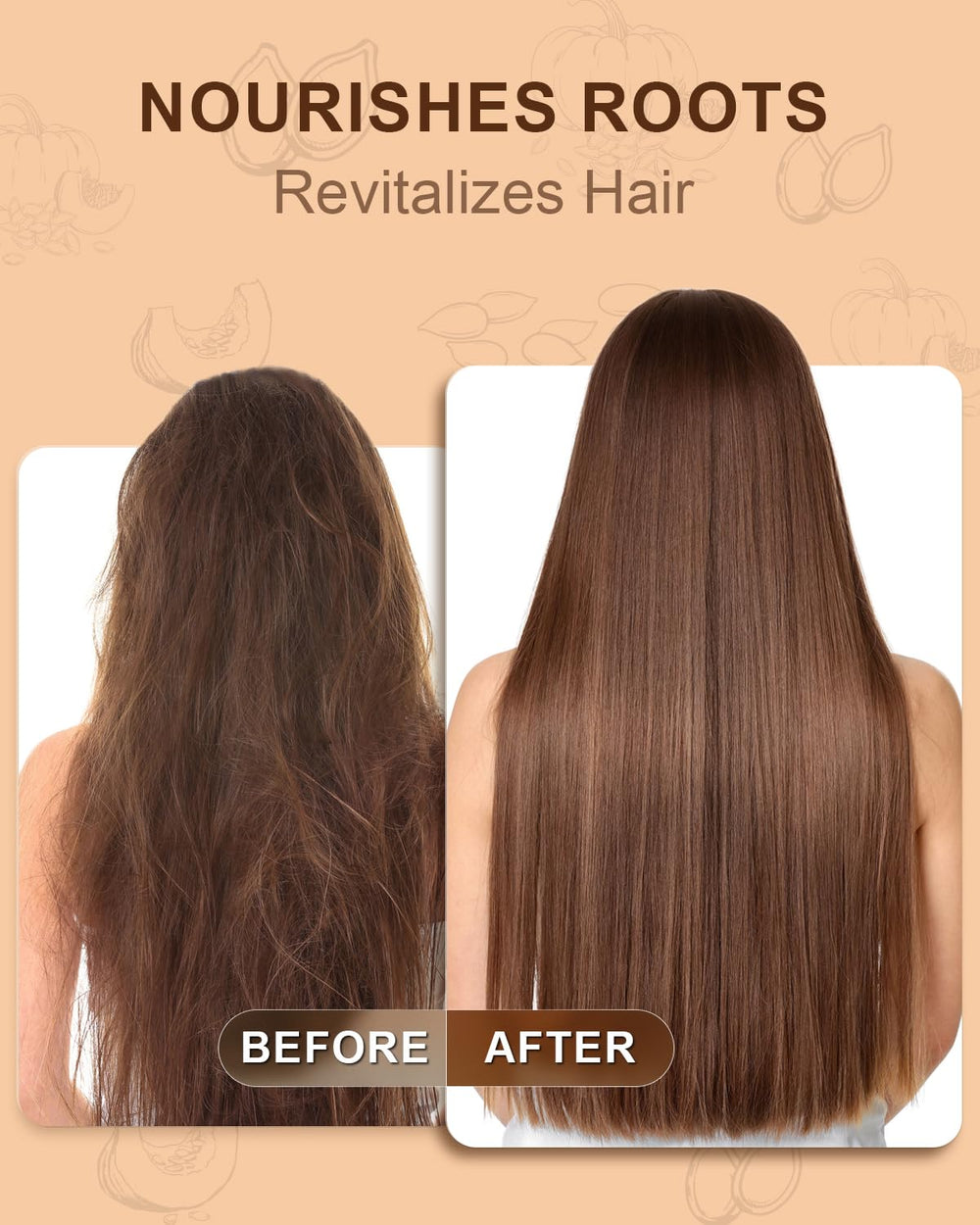 Yoken pumpkin seed oil hair-care usage reveals scalp nourishment and shine potential.