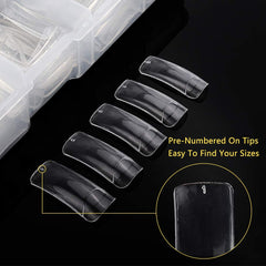 Yokilly 3-in-1 nail tip kit with files and cutter for DIY home salon