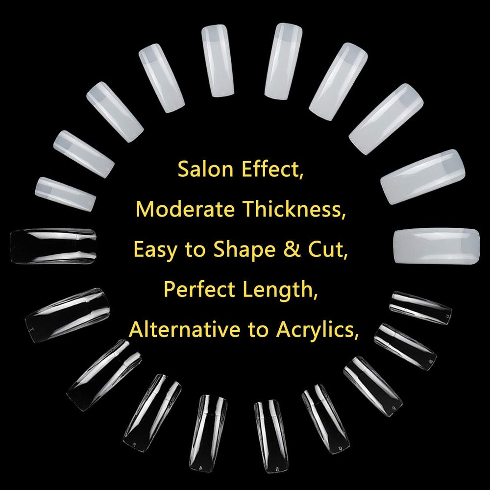 Yokilly ABS material durable nail tips designed for weeks wear