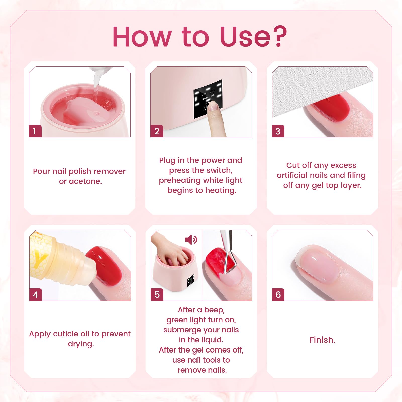 Yokilly Nail Bowl Heated packaging is gift-ready for nail enthusiasts.