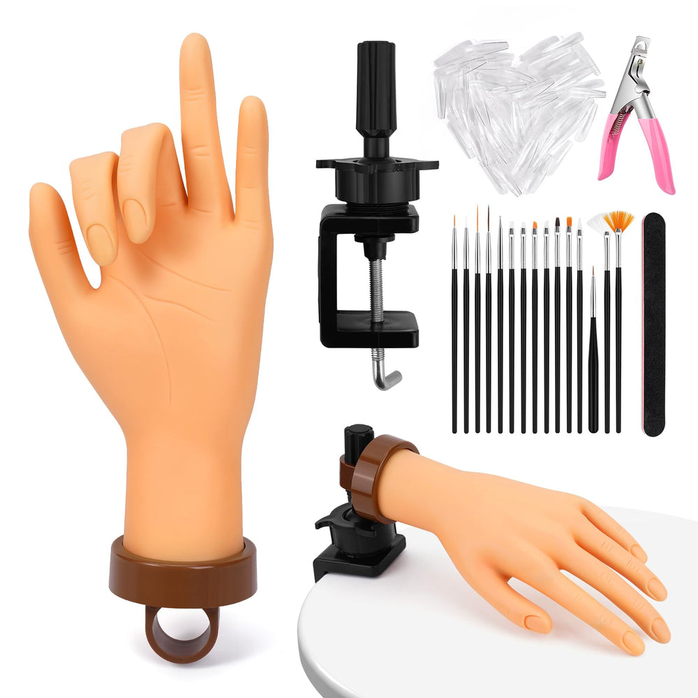 Yokilly Practice Hand soft-touch texture simulates real skin for comfortable practice.
