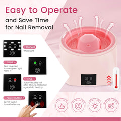 Yokilly Nail removal kit included to complete at-home nail care routine.