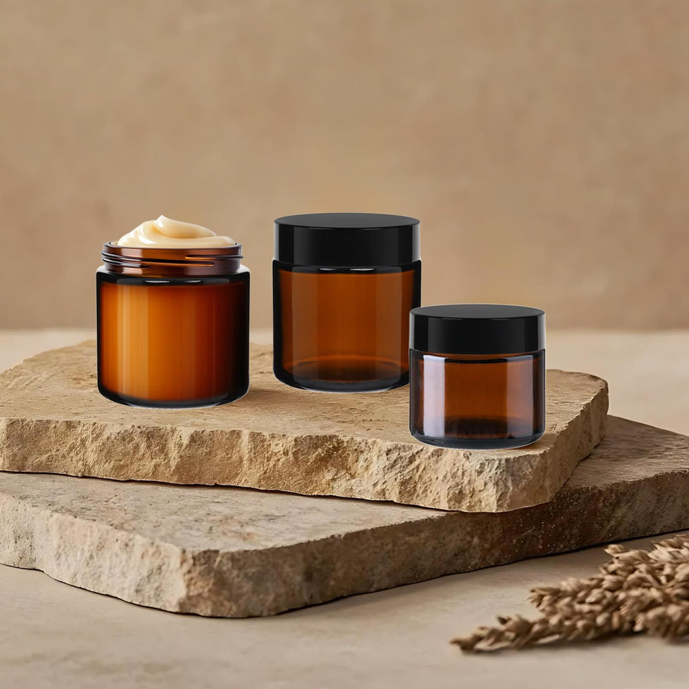 Yokodaza 15-pack set for versatile storage of cosmetics, candles, or jams.