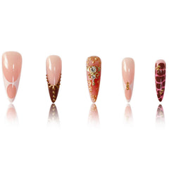 YOLEZI reusable press-ons with jelly glue for quick, damage-free manicure
